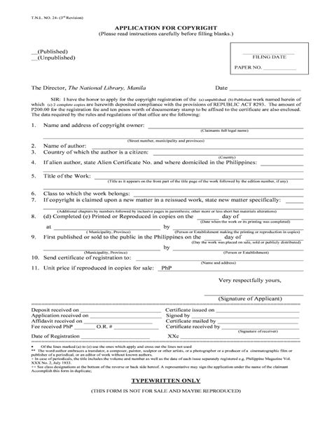 Copyright Application Fill And Sign Printable Template Online Us
