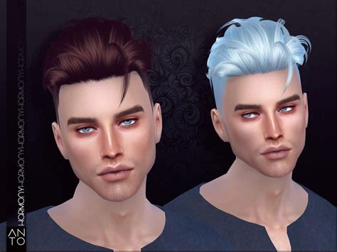 Anto Harmony Hair In 2020 Sims 4 Hair Male Sims Hair Mens