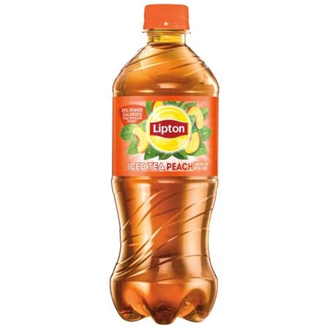 Lipton Peach Iced Tea Bottle 20 Fl Oz King Soopers