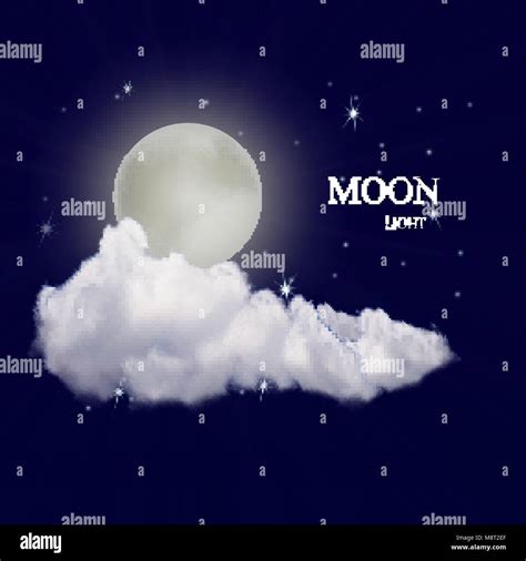 Realistic Vector Moon Stock Vector Image And Art Alamy