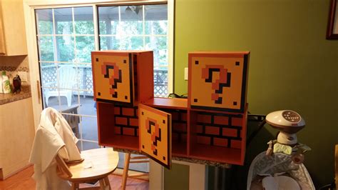 Geek Art Gallery Interior Design Super Mario Shelves