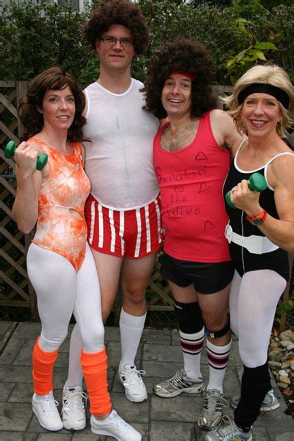 In the 1980s, aerobics was super trendy and so were the colorful workout clothes. Hackoween 2010 | Richard simmons, Richard simmons costume, Video news