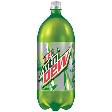 Diet Mtn Dew Soda 2l Bottle