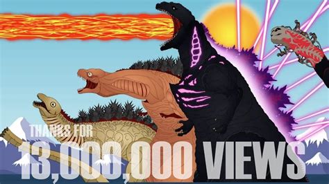Evolution Of Shin Godzilla And All Godzilla Cartoons Compilation 2019