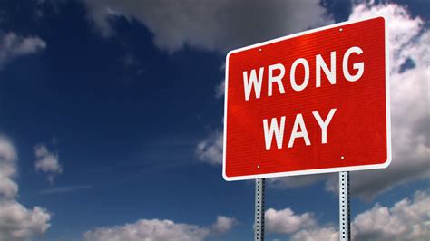 Wrong Way Sign Background Stock Footage Sbv 300227080 Storyblocks