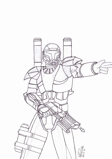 Commander Bly Coloring Pages Coloring Pages