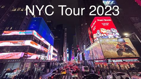 new york night bus tour 2023 🇺🇸new york iconic cruises youtube
