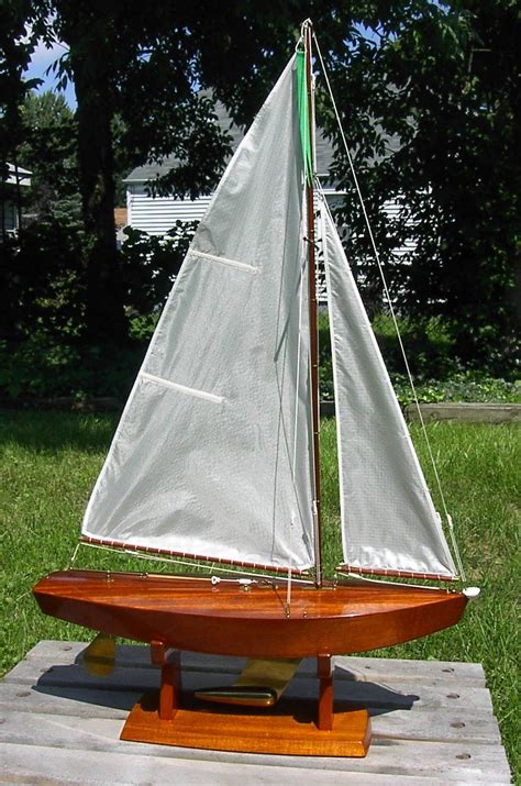 A Pond Yacht I Built To The Design Of A Dumas Kit I Assembled As A Kid