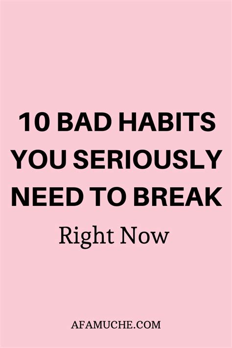 10 bad habits you must eliminate if you want a happy life in 2023 break bad habits bad habits