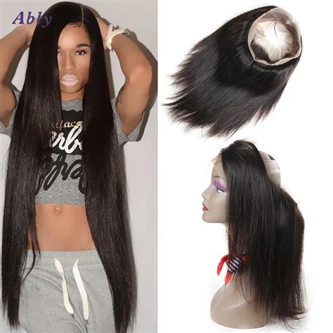 Ably 360 Lace Frontal Closure 7a Malaysian Straight Hair 360 Lace Frontal Virgin Closure Lace