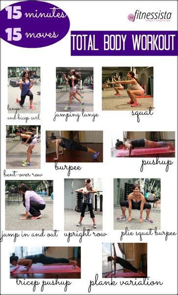 15 moves in 15 minutes or so great for a quick full body workout at the gym quick workout