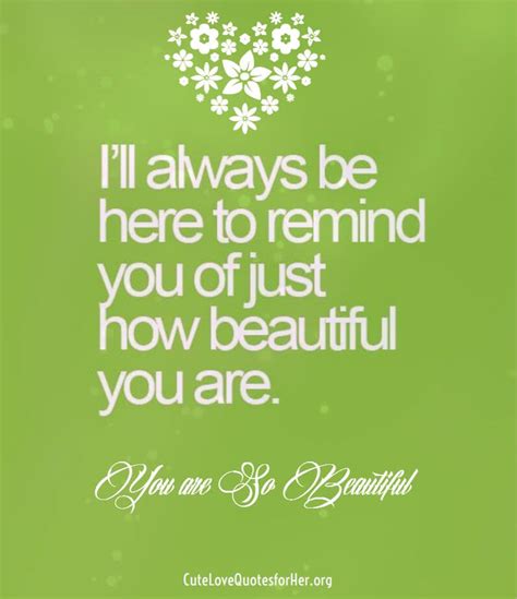 You Are So Beautiful Quotes For Her Part 4