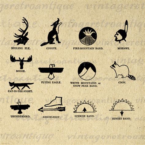 5 Best Images Of Printable Native American Symbols Native American