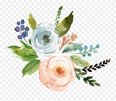 Download Fine Watercolor Flower Transparent Watercolor Flowers