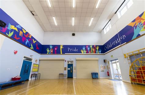 School Hall Value Walls Northumberland Heath Promote Your School