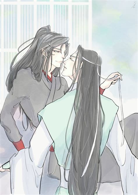 They also got a new set i love the idea of mad scientist wei wuxian sitting in the jingshi working on his inventions and lan wangji quietly sitting there watching.the sort of. Lan Wangji x Wei Wuxian by denalow on DeviantArt | Gusu ...