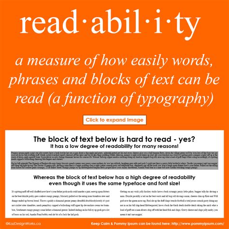 Graphic Design Terms 9 10 Legibility Vs Readability Kaz Design Works