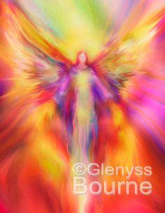 ARCHANGEL URIEL Guardian Angel Painting Large Signed Giclee Print By Glenyss Bourne Via Etsy