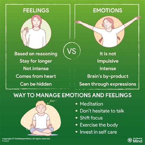 Feelings Vs Emotions Understand The Difference Thepleasantmind