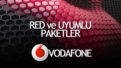 Vodafone Yeni Red Tarifeleri G Ncel Red Paketleri Uyumlu Vodafone