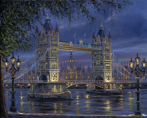 Tower Bridge In London By Robert Finale