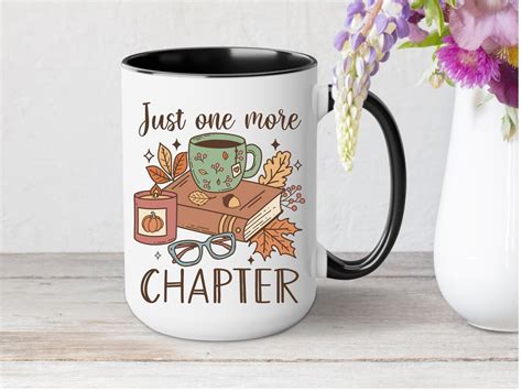 one more chapter books mug book lover cup reading mug reading etsy