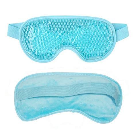 New Gel Eye Mask Reusable Beads For Hot Cold Therapy Soothing Relaxing