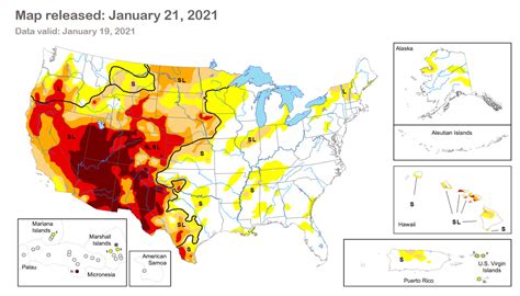 Drought Map For Jan 21st 2021 Hans Howe