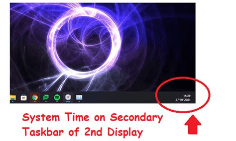 How To Add Clock To Taskbar On Secondary Display In Windows 11