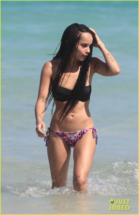 Zoe Kravitz Shows Off Her Amazing Bikini Body In Miami Photo 3321345