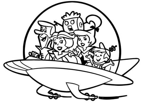 Jetsons Coloring Page 049 Coloring Pages Cars Coloring Pages Bible
