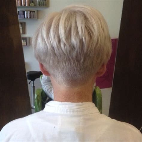 Short Bob Haircuts For Women Over 50 Back View