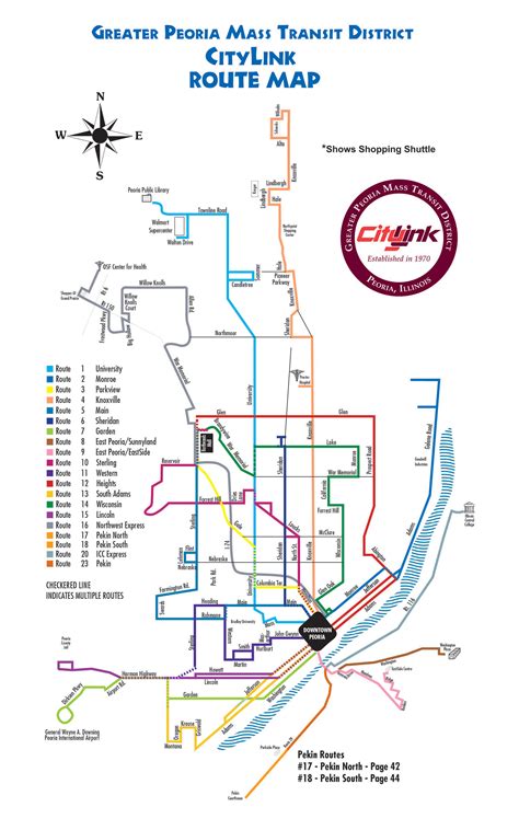 Schedules And Routes Citylink Greater Peoria Mass Transit District