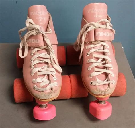 Classic Riedell Rs 1000 Pink Size 2 Speed Roller Skates Labeda Fan