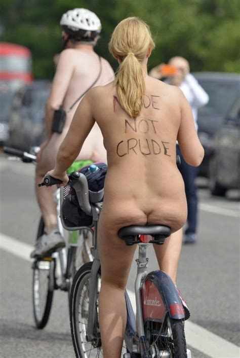 Cute Shapely Blonde London Wnbr World Naked Bike Ride The Best Porn Website