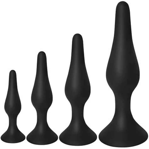 4pcs Anal Plug Training Set Silicone Anal Sex Toys For Beginners And Advanced Anal Butt Plugs