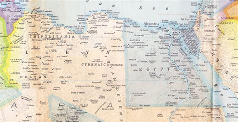 Maps Of Egypt And Libya