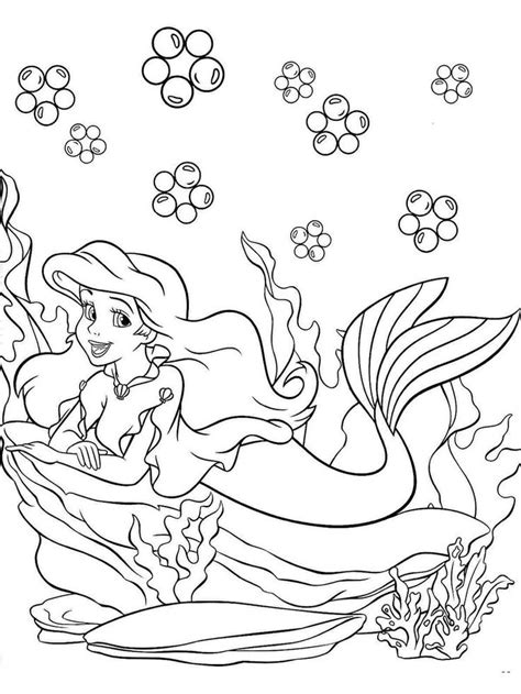 Free Printable Ariel Coloring Pages