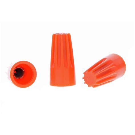 Ideal 73b Orange Wire Nut Wire Connectors 100 Pack 30 073p The Home