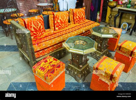 Arabic Style Furniture To Sit For Tea Stock Photo Alamy