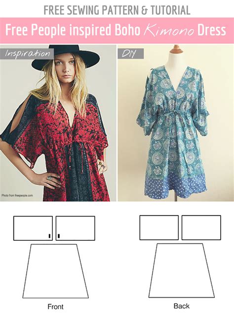 Free Sewing Pattern And Tutorial Free People Inspired Summer Dress Sew