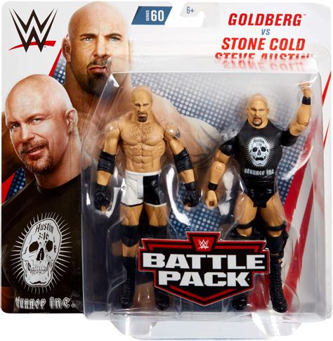 Buy Wwe Mattel Gbn62 Wwe Battle Pack Goldberg Vs Stone Cold Steve