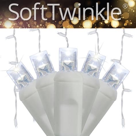 5mm Cool White Softtwinkle Led Icicle Lights