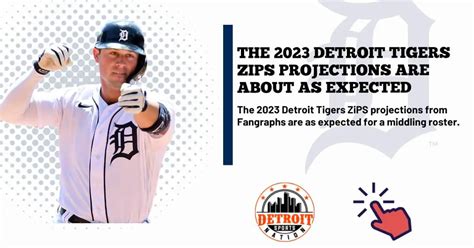 The 2023 Detroit Tigers Zips Projections Are About As Expected
