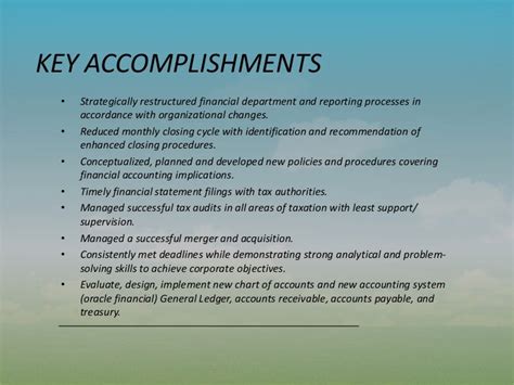 Accomplishments And Capabilities