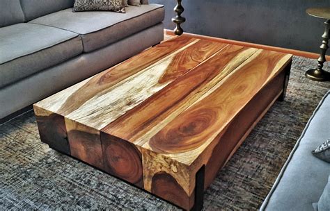 Parota Wood Coffee Tables Custom Made In Mexico