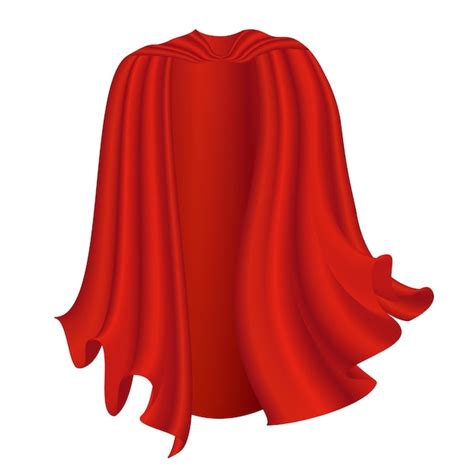 Premium Vector Black Cape On White Background Halloween Satin Vampire