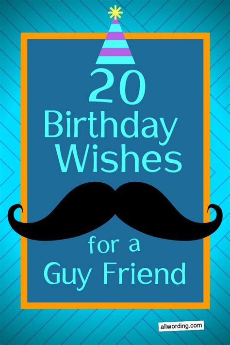 Happy Birthday Messages For Male Friend