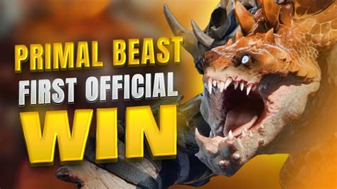 Primal Beast First Official Win In Pro Dota 2 On New 732 Patch