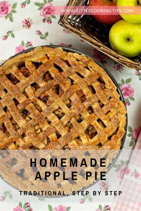 Traditional Homemade Apple Pie Step By Step Apple Pie Recipe Easy Traditional Apple Pie Old